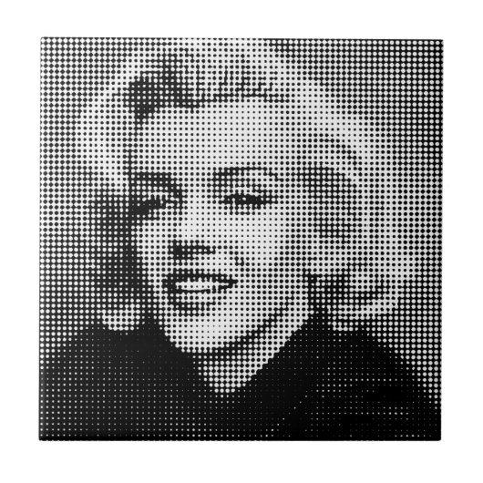 Pop Art Marilyn Tegeltje (Voorkant)