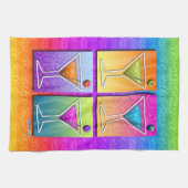 Pop Art MARTINIS Kitchen - Bar TOWEL Theedoek (Horizontaal)