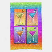 Pop Art MARTINIS Kitchen - Bar TOWEL Theedoek (Verticaal)