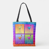 POP ART MARTINIS TOTE BAG (Achterkant)