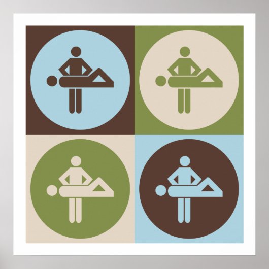 Pop Art Massage Poster (Voorkant)