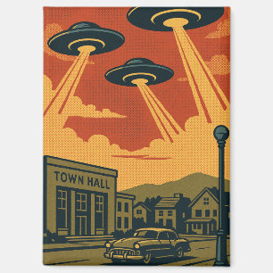 Pop Art MCM Alien Invasion Magneet