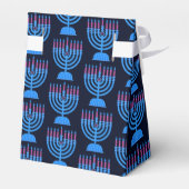 Pop Art Menorah Favor Box Bedankdoosjes (Achterkant)