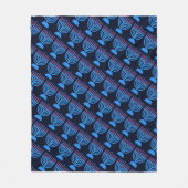 Pop Art Menorah Fleece Deken (Voorkant)