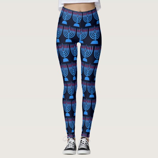 Pop Art Menorah Leggings (Voorkant)