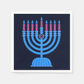 Pop Art Menorah Napkins Servet (Voorkant)