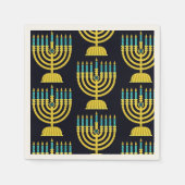 Pop Art Menorah Napkins Servet (Voorkant)