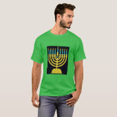 Pop Art Menorah T-shirt (Voorkant volledig)