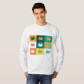 Pop Art met krabben 6 T-shirt (Voorkant volledig)