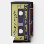 Pop Art Mix Tape Can Cooler (Achterkant)