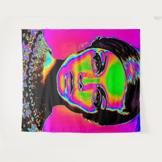 Pop Art Mode Bosbouw Wandkleed (Voorkant (horizontaal))