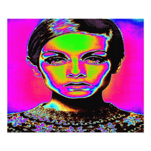 Pop Art Mode Foto Afdruk (Voorkant)