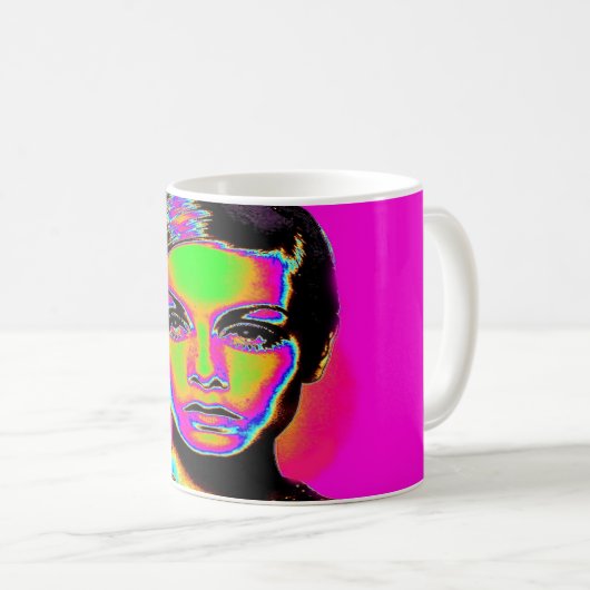 Pop Art Mode Koffiemok (Voorkant rechts)