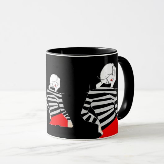 Pop Art Mode Mok (Voorkant rechts)