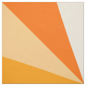 Pop Art Modern 60s Funky Geometric Rays in Oranje Stof (Swatch)