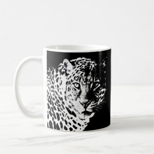 Pop Art Moderne Sjabloon Dieren Leopard Koffiemok