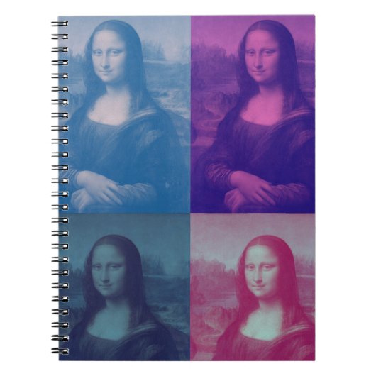 Pop Art Mona Lisa Notitieboek (Voorkant)