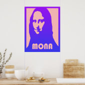 Pop Art Mona Lisa Poster (Keuken)