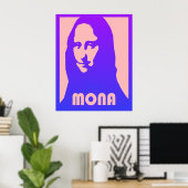 Pop Art Mona Lisa Poster (Thuiskantoor)