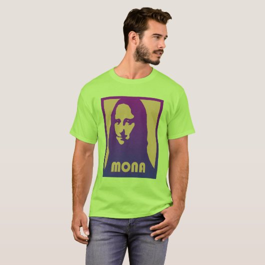 Pop Art Mona Lisa - Shirt (Voorkant volledig)