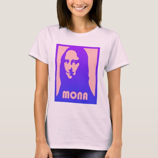 Pop Art Mona Lisa - T-shirt (Voorkant)
