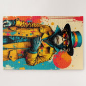 Pop Art Monkey Legpuzzel (Horizontaal)