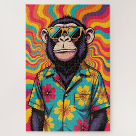 Pop Art Monkey Legpuzzel
