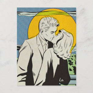 Pop Art   Moonlight Kiss   BRIEFKAART
