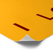 Pop Art Motivatie Basketbal Poster (Hoek)