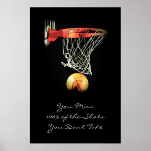 Pop Art Motivatie prijsopgave Basketball Print