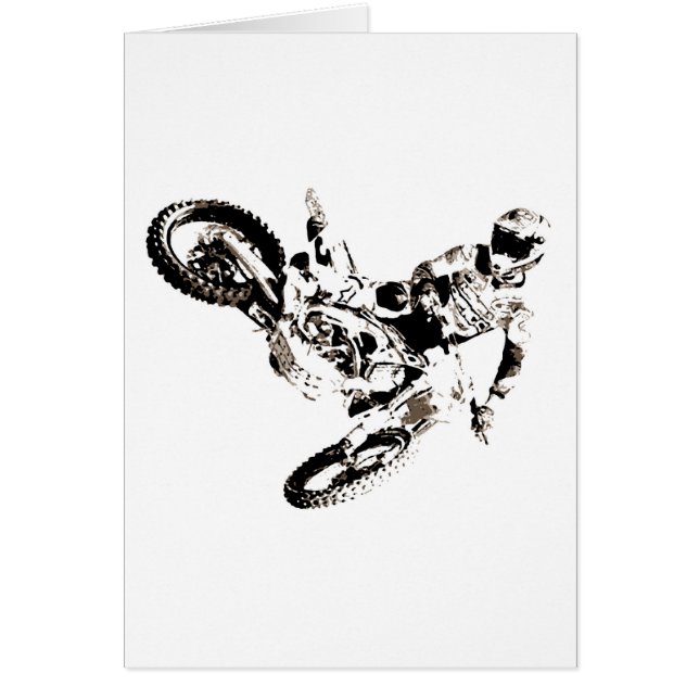 Pop Art Motocross Motorcyle Sport (Voorkant)