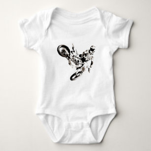 Pop Art Motocross Motorcyle Sport Romper