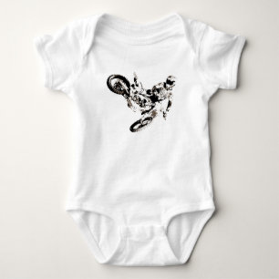 Pop Art Motocross Motorcyle Sport Romper