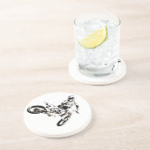 Pop Art Motocross Motorcyle Sport Zandsteen Onderzetter (Zijkant)