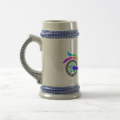 Pop Art MOTORCYCLUS BEER STEIN Mok (Links)