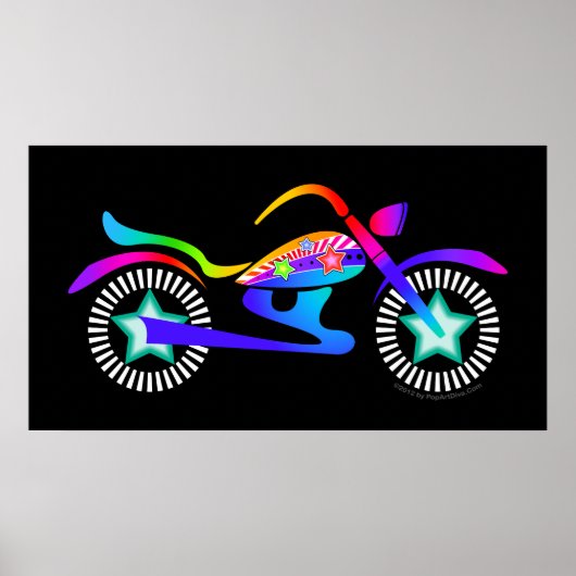 Pop Art MOTORCYCLUS POSTER (Voorkant)