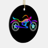 Pop Art MOTORCYCLUS-versiering Keramisch Ornament (Rechts)