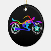 Pop Art MOTORCYCLUS-versiering Keramisch Ornament (Links)