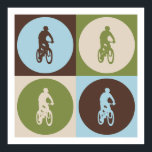 Pop Art Mountain Biking Poster<br><div class="desc">Pop Art Mountain Biking. Geniet van dit leuke ontwerp met je hobby,  beroep of obsessie voor geweldige t-shirts,  stickers en nog veel meer. Ze maken ook geweldige cadeautjes!</div>
