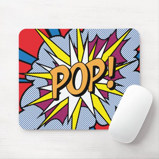 Pop Art Mousepad Muismat (Met muis)