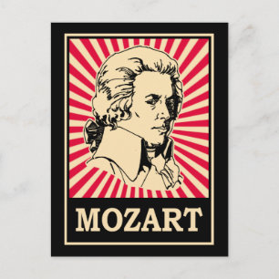 Pop Art Mozart Briefkaart