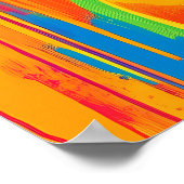 Pop Art Music Lover – Hoofdtelefoon Groove Art Poster (Hoek)