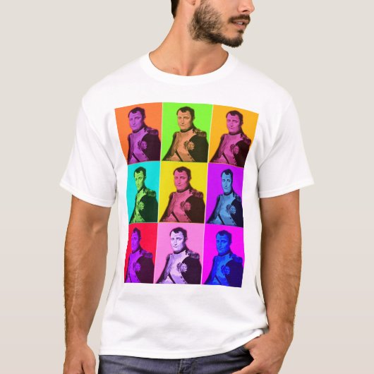 Pop Art Napoleon T-shirt (Voorkant)
