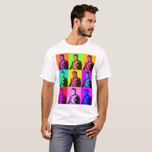 Pop Art Napoleon T-shirt (Voorkant volledig)