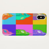 Pop Art Neon Big Ben Case-Mate iPhone Case (Achterkant (horizontaal))