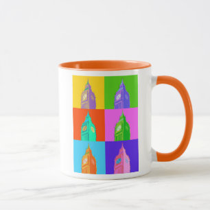 Pop Art Neon Big Ben Mok