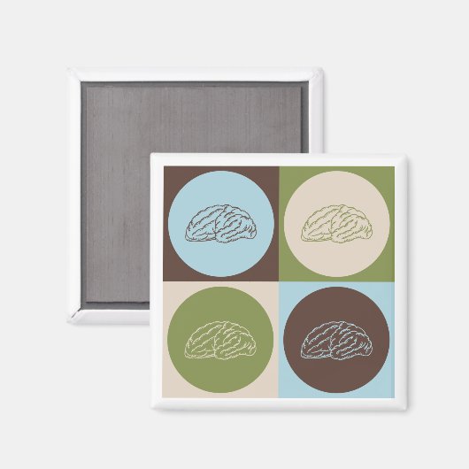 Pop Art Neurology Magneet (Voorkant / Achterkant)