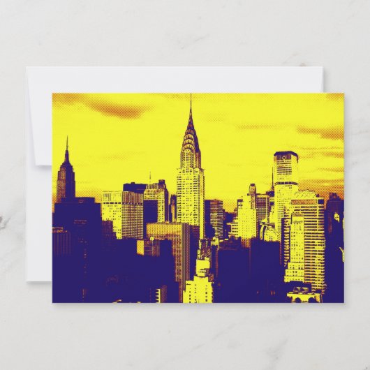 Pop Art New York City Kaart (Voorkant)