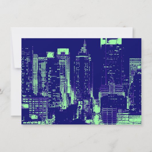 Pop Art New York City Kaart (Voorkant)