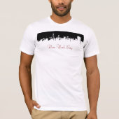 Pop Art New York City Panorama Poster T-shirt (Voorkant)